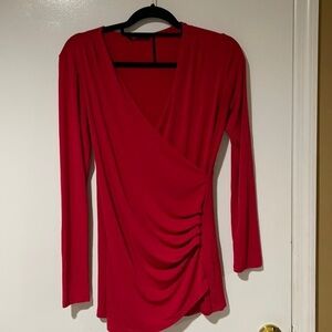 COPY - Sofia Long Sleeves Blouse Very Pretty Red Color